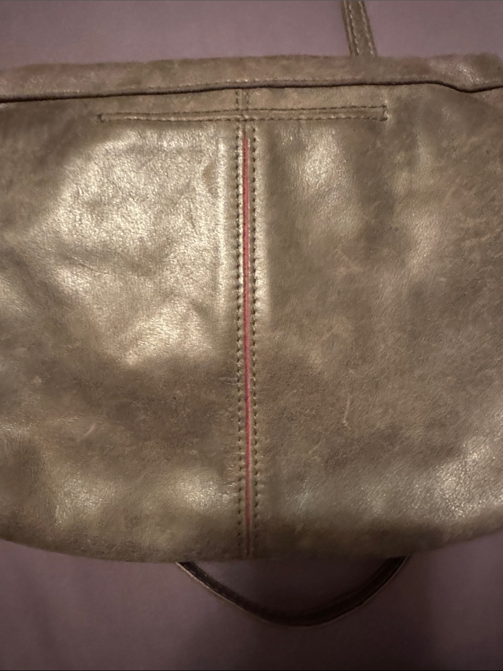 Hammitt Distressed Taupe Brown Leather Crossbody Bag - Picture 2 of 3
